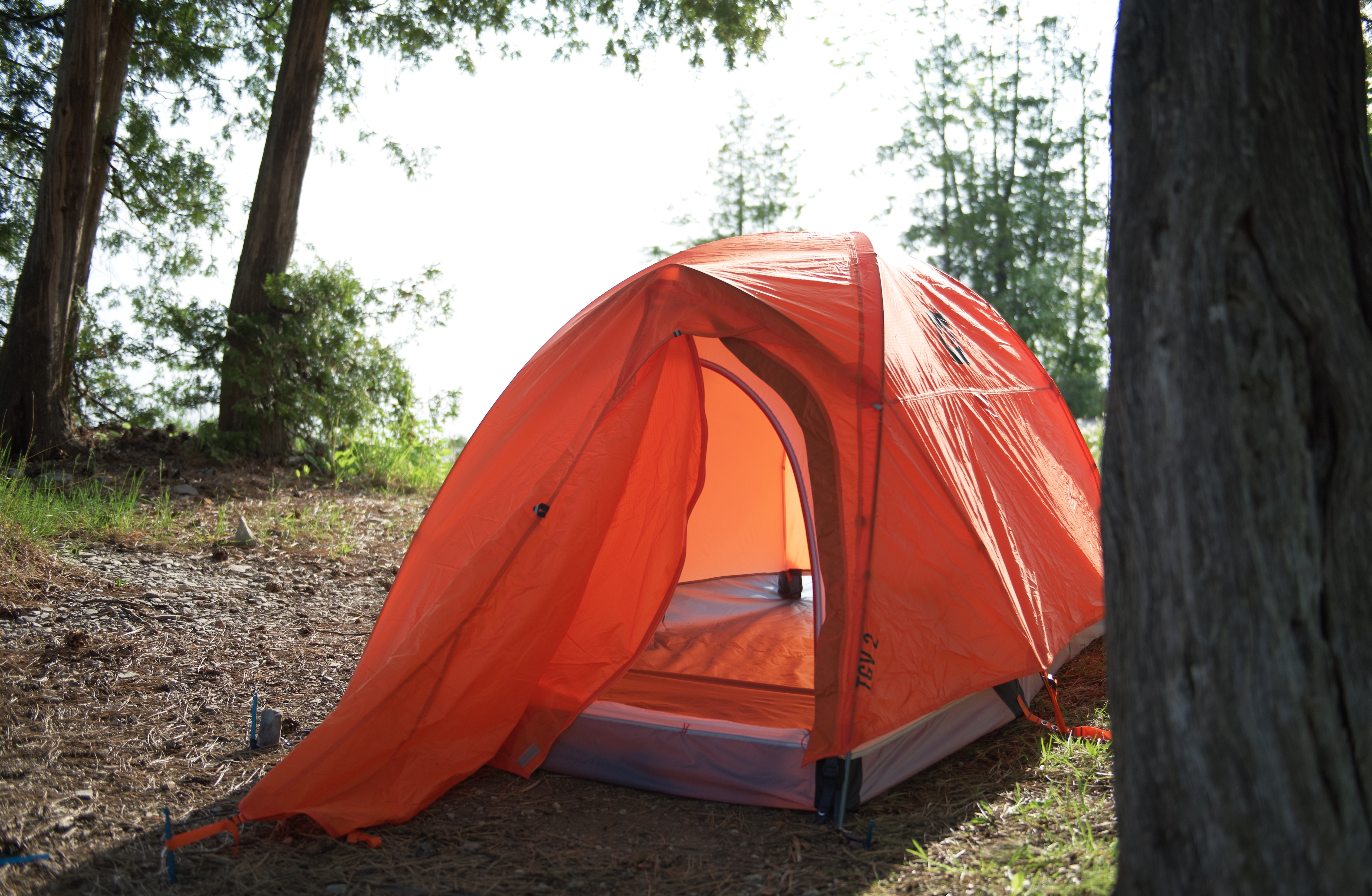 Tent camping at Craigleith Provincial Park
