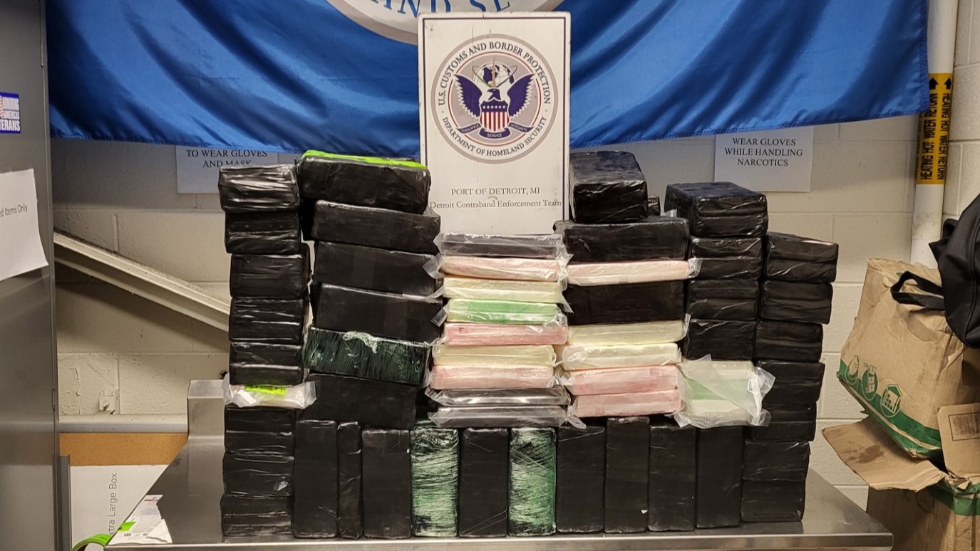 Cocaine seizure - Detroit Ambassador Bridge