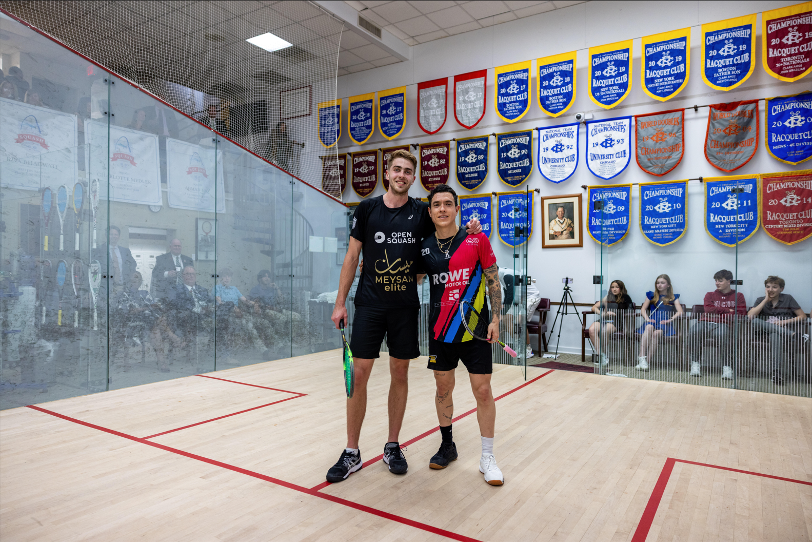 Miguel Angel Rodriguez and Matias Knudsen — Spirit of St. Louis Squash Foundation Gala 2026
