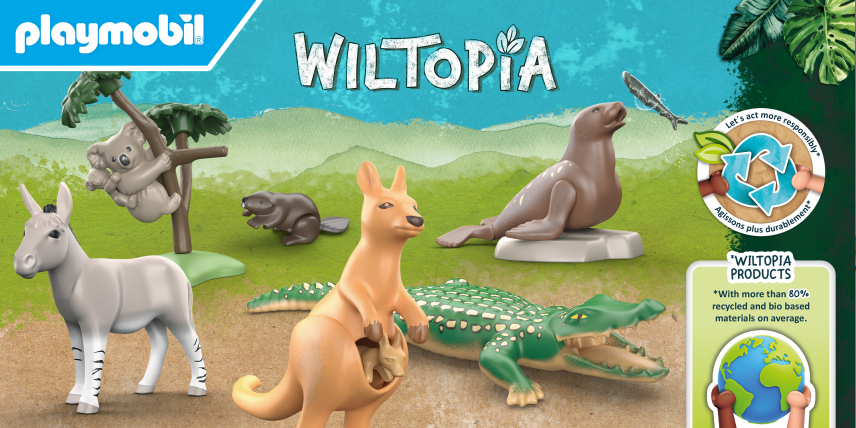 PLAYMOBIL – Wiltopia toys made from old refrigerators