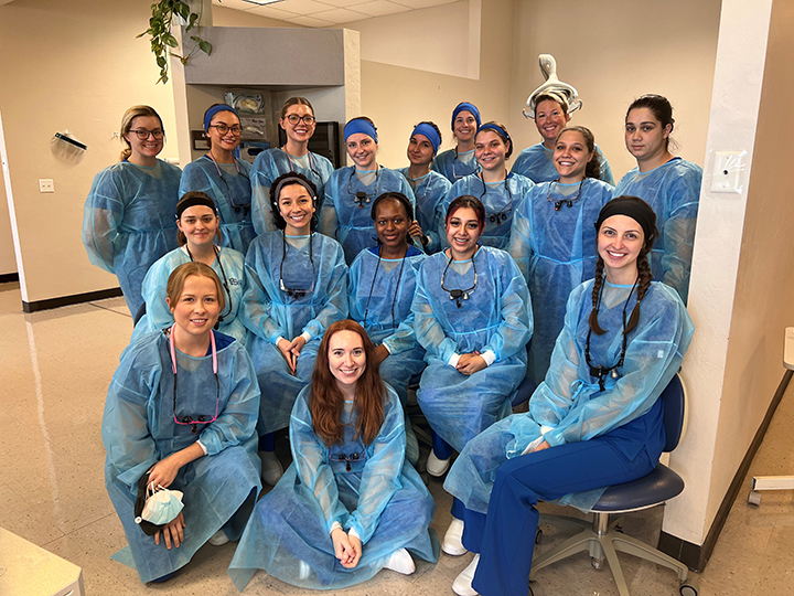 17 FSW dental hygiene graduates in the FSW Dental Clinic.