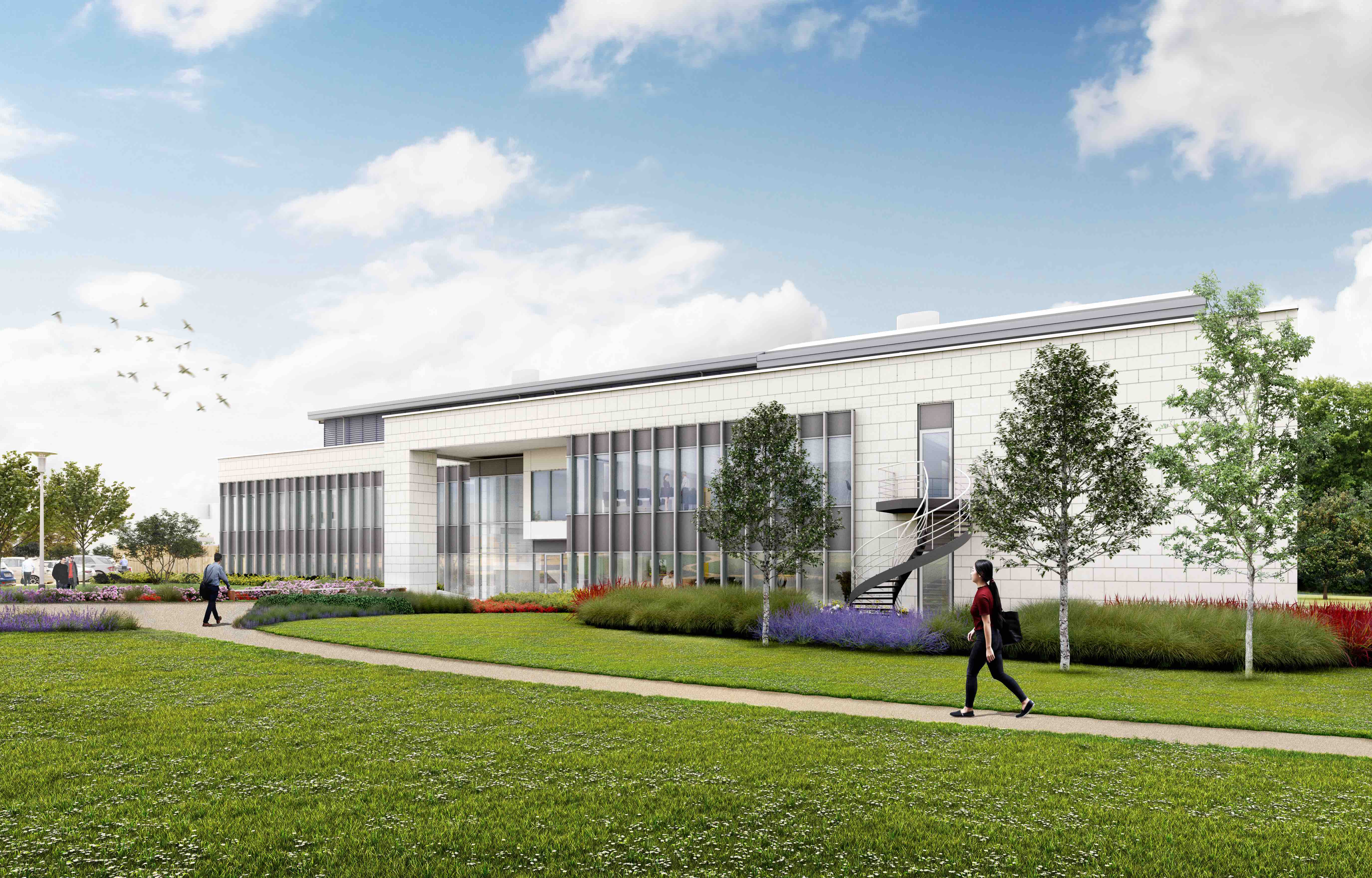 BioMed Realty's new building at the Babraham Research Campus (CGI) Credit: NORR Architects